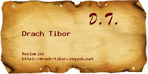 Drach Tibor névjegykártya